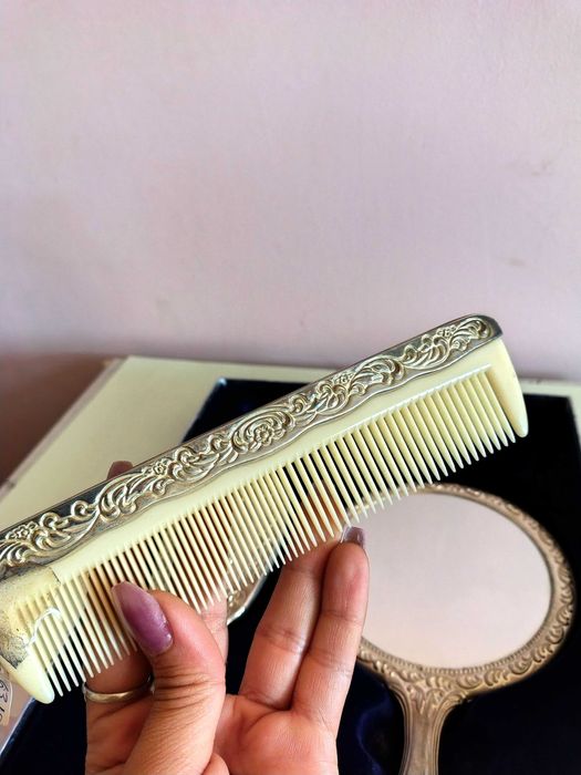 Луксозен Дамски Посребрен Комплект