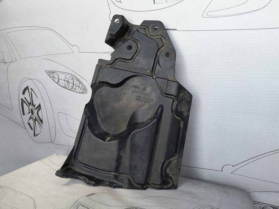 Scut Protectie Lateral Motor Stanga Nissan X-Trail T31 2007-2014 Cod OEM 64839JG00A (5B2)