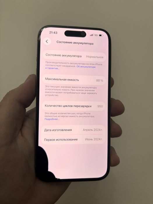 IPhone 15 Pro 256 память