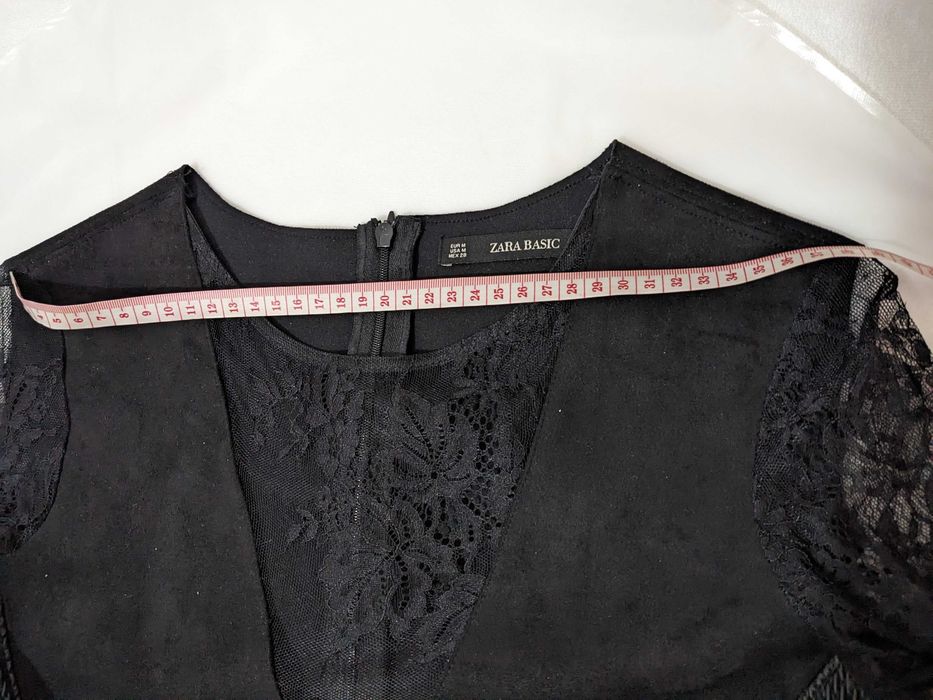 Rochie neagră elegantă ZARA, mărimea M, noua