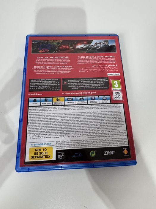 Диск DRIVECLUB для ps4