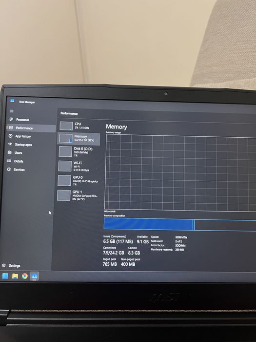 Laptop gaming MSI