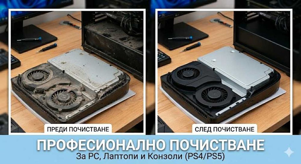 Компютърни услуги Варна – Сглобяване, Почистване, Оптимизация и Ремонт