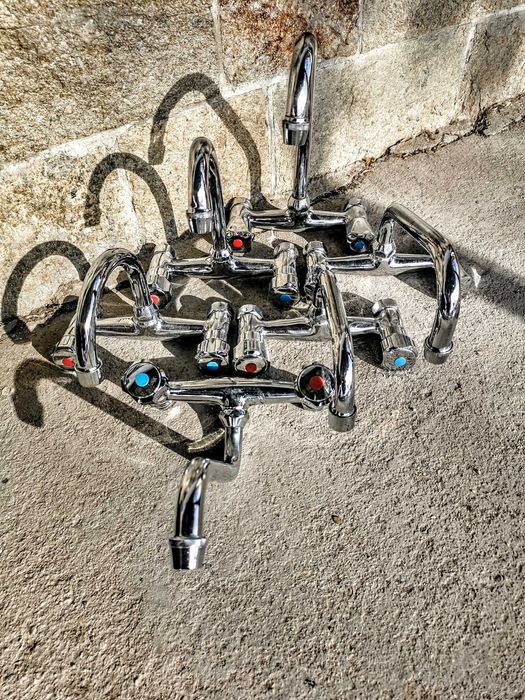 Български смесител за душ /за мивка - 16 см - оригинални - рециклирани