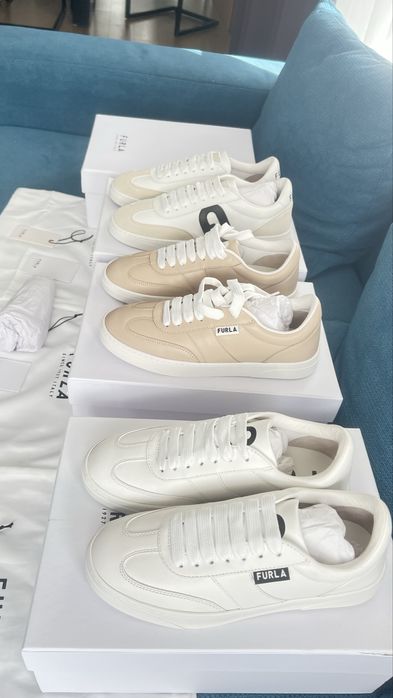 Сникърси FURLA Step Sneakers в 3 модела.100% оригинал с етикети кутии care instructions,противопрахова торбичкс, всичко.Ограничени бройки