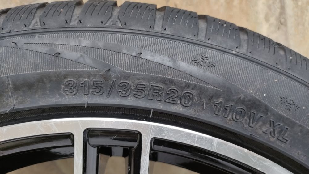 Джанта със зимна гума Porsche panamera 20'