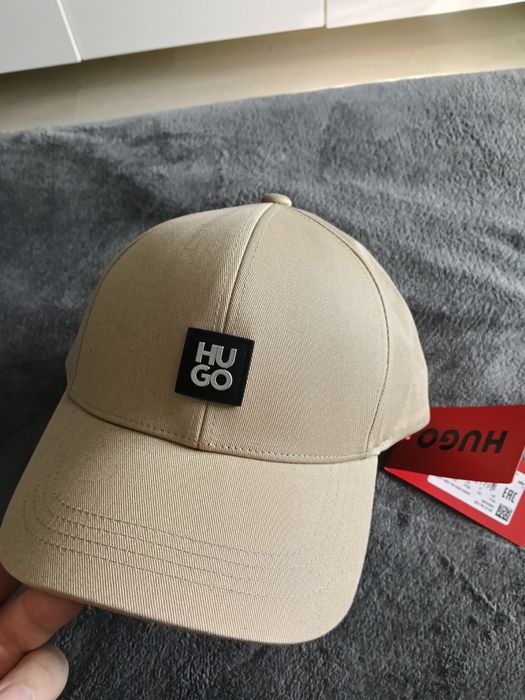 HUGO Jake-Me șapcă unisex maro cu logo metalic mic OS noua originala