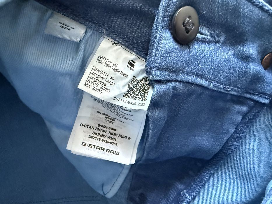 G-Star RAW Shape High Waist Super Skinny Jeans ОРИГИНАЛНИ дамски дънки - 25