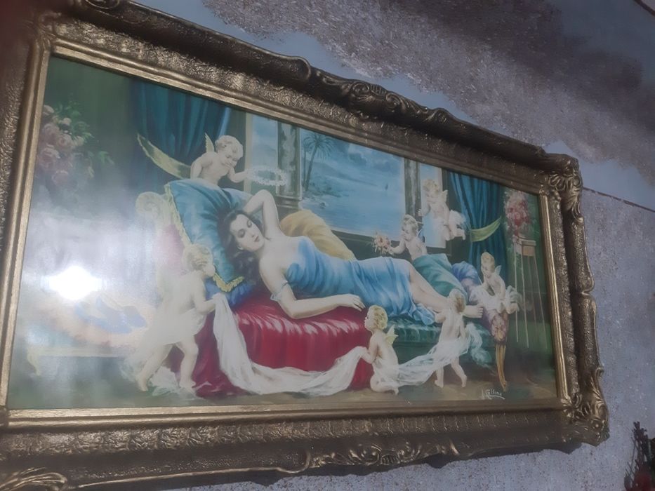 Vand tablouri cu rama turnata