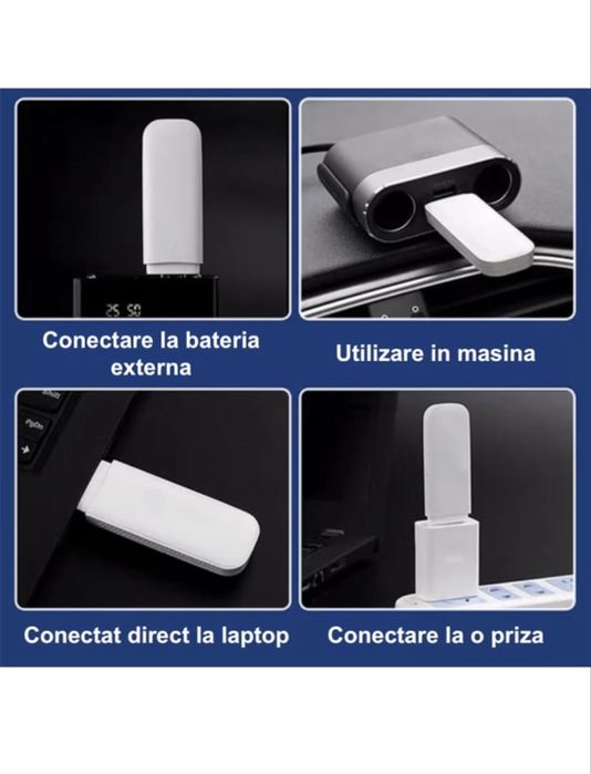 Router Wireless Portabil, 4G LTE, 150Mbps, Alb, 95x33x11mm