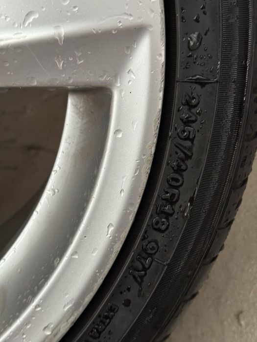 Janta Aliaj cu anvelopa R18 Originala Audi A6 C7 / A5 / A4 - 8.5J ET29 Cod 8K0601025AB