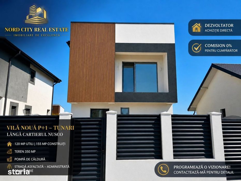 Vila De Vanzare – Tunari | Langa Cartierul Nusco