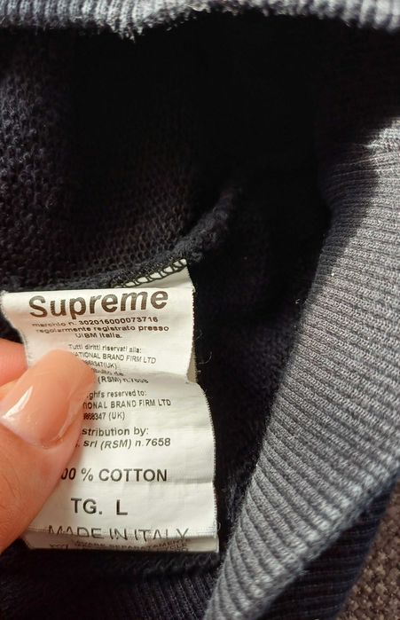 SUPREME 100% оргинален суичър без нито една забележка
