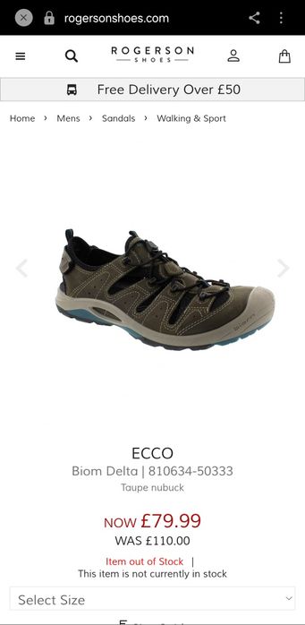 Sandale Ecco biom delta