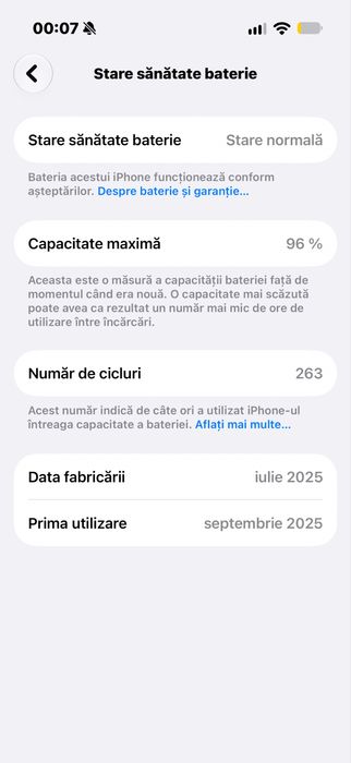 iPhone 17 256GB Mist Blue – impecabil
