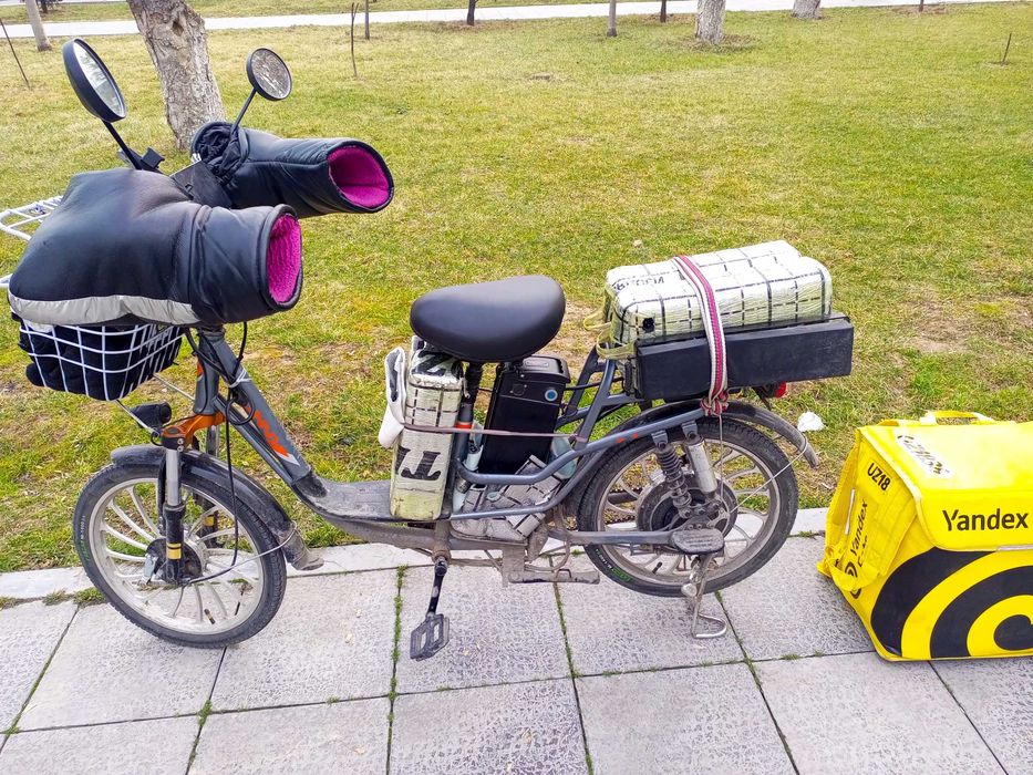 Elektro Velosiped 3 Batareyka Bilan Bonvi 48 v sotiladi