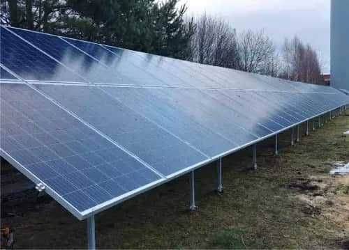 Piloni foranti pentru structura sustinere panouri fotovoltaice
