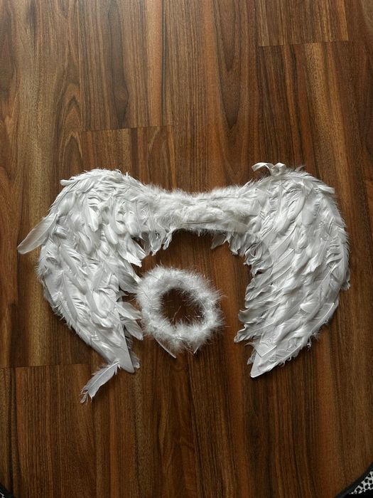 Крылья ангела и нимб