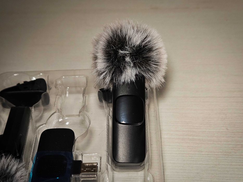 Set 2 Microfoane Wireless Lavaliere Cu USB-C