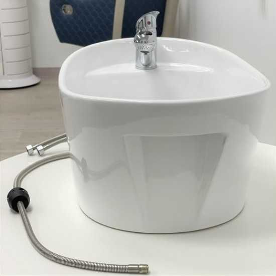 Вана за педикюр Isla- бяла/черна