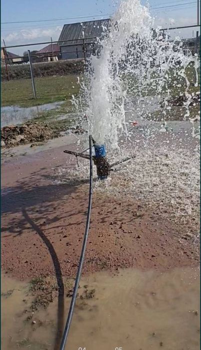 Бурение скважин. Бурим. 100 труба