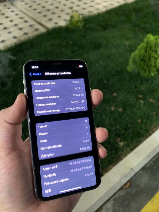 iphone Xs silver