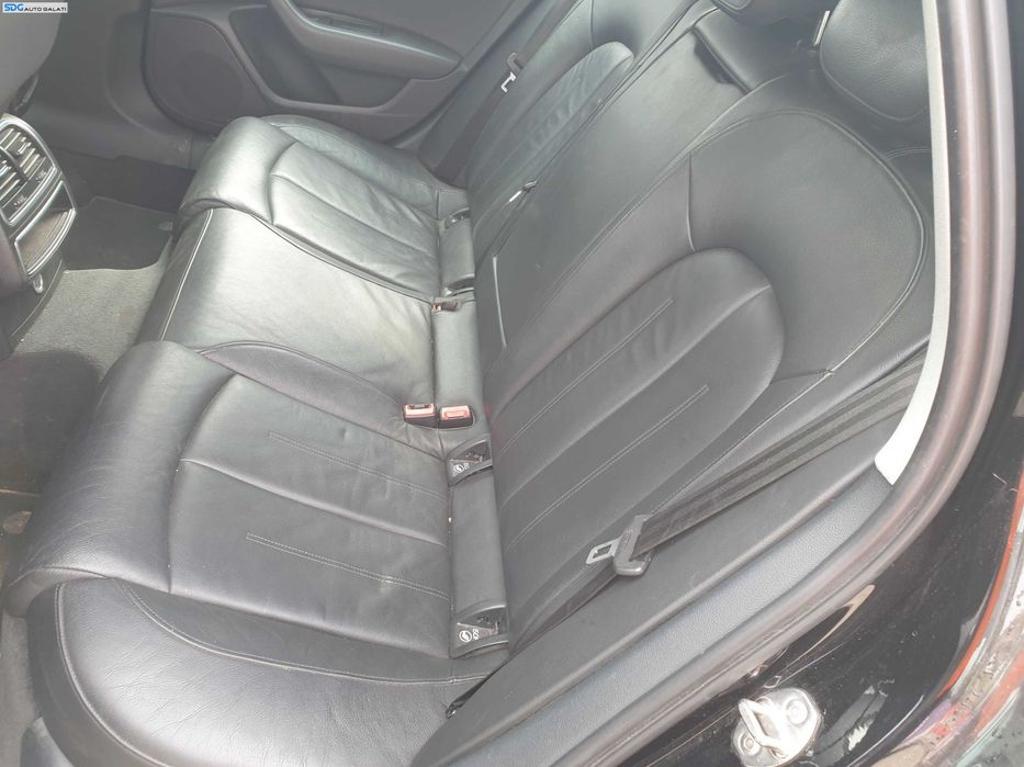 Interior Piele Scaune Stanga Dreapta Fata Fara Incalzire si Bancheta Spate cu Spatar Rabatabil Audi A6 C7 Break Avant NFL Non Facelift 2011 - 2014 [K5437] [K5438] [K5439] [K5440]