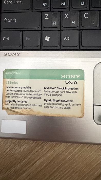 Ноутбук Sony Vaio на запчасть