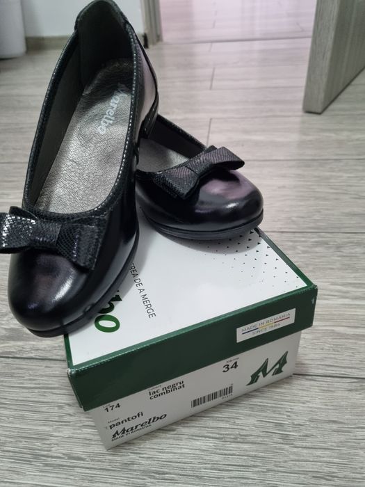 Pantofi  piele fete mar 34