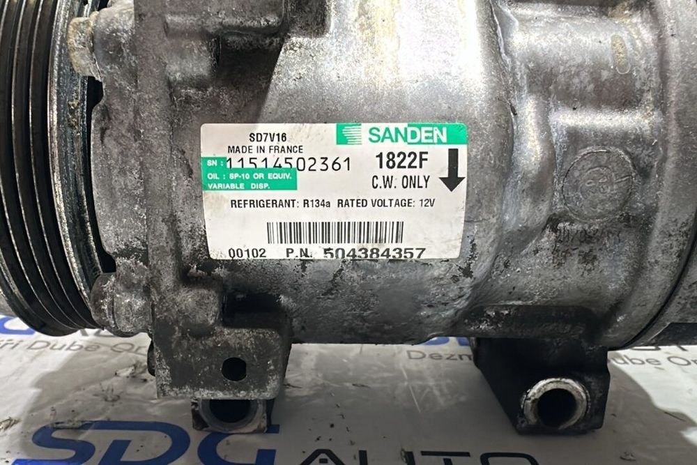 Compresor AC clima 11514502361 / 504384357 Citroen Jumper 3.0 2010-2016 Euro 5