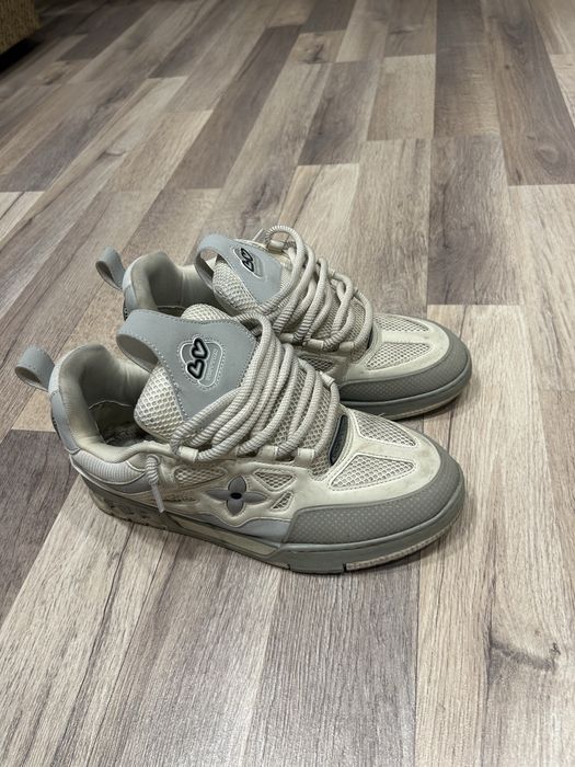 lv skate grey,white