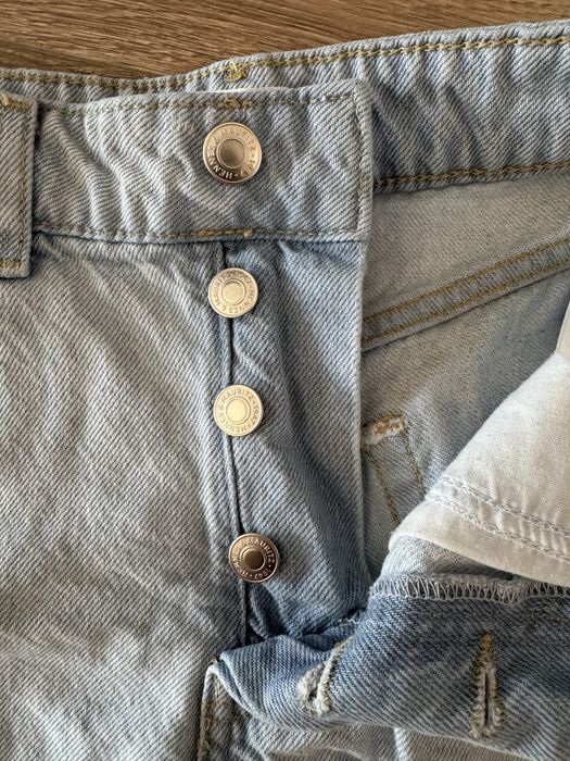 Къси дънки H&M светло сини