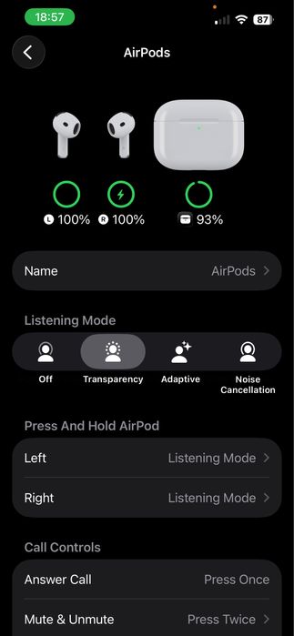 Caști Apple AirPods 4