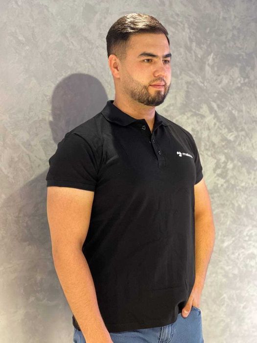 Поло футболка с логотипом