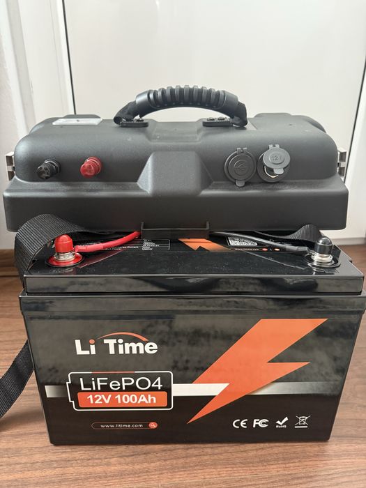 Motor Barca Minn Kota Endura Max 55lbs+Baterie Litiu LiFePO4 12V 100Ah