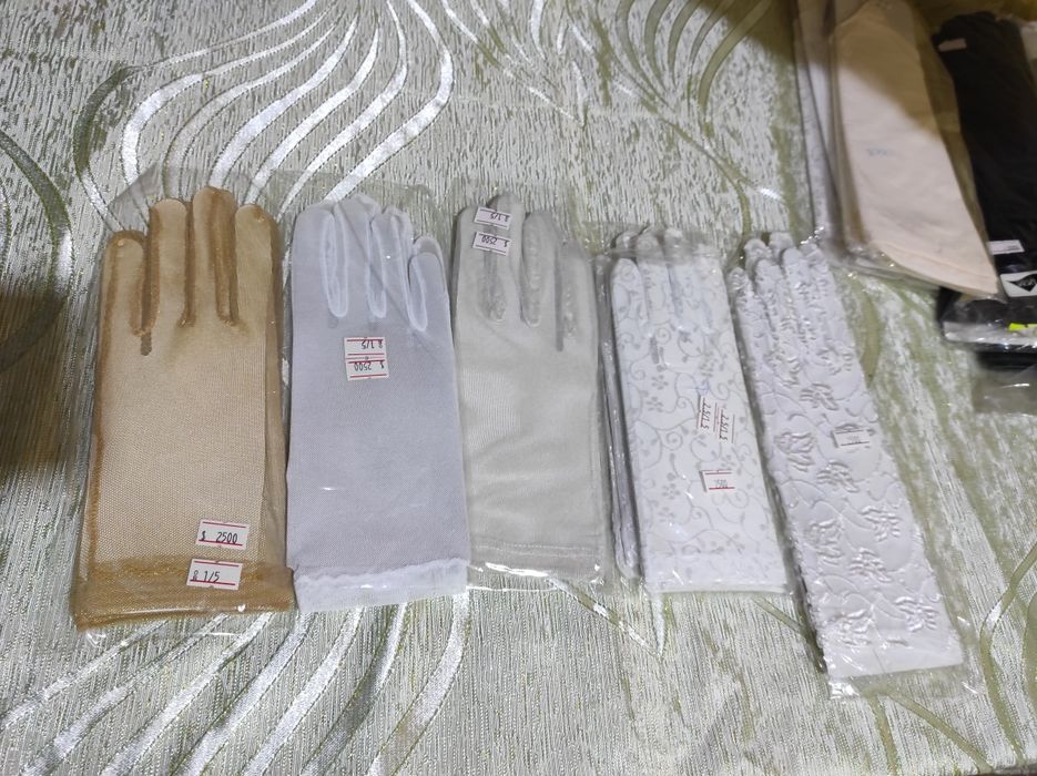 Свадебные перчатки и вечерние оптом