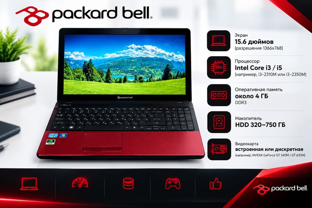 Packard bell ноутбук