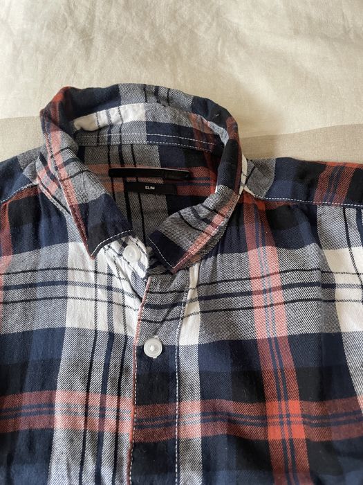 Cămașă cu mâneci scurte în carouri