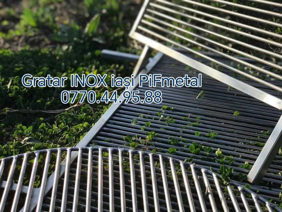 Gratar INOX AISI 304 tije 6 , 8 sau 10 milimetri. gratar caramida seminee sobe