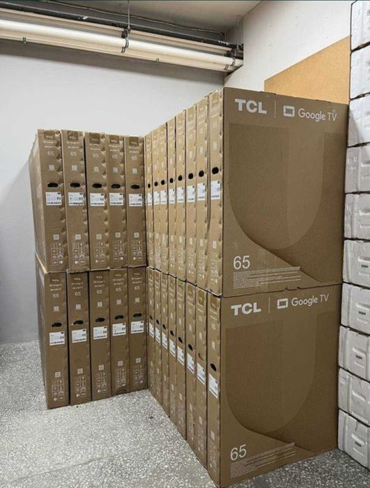 Телевизоры TCL с диагональю 43-55-65 дюймов достафка бесплатно