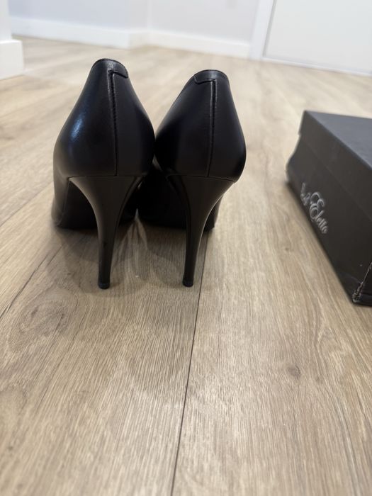 Туфли черные кожаные размер 37