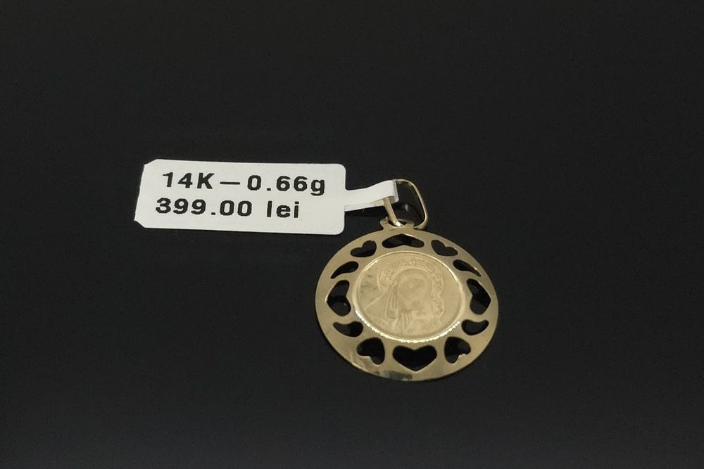 Pandantiv aur 14k 0.66gr