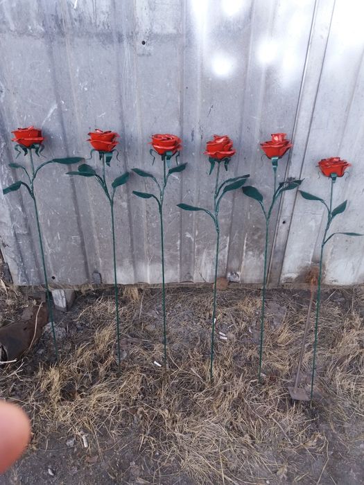 Кованые розы гвоздики