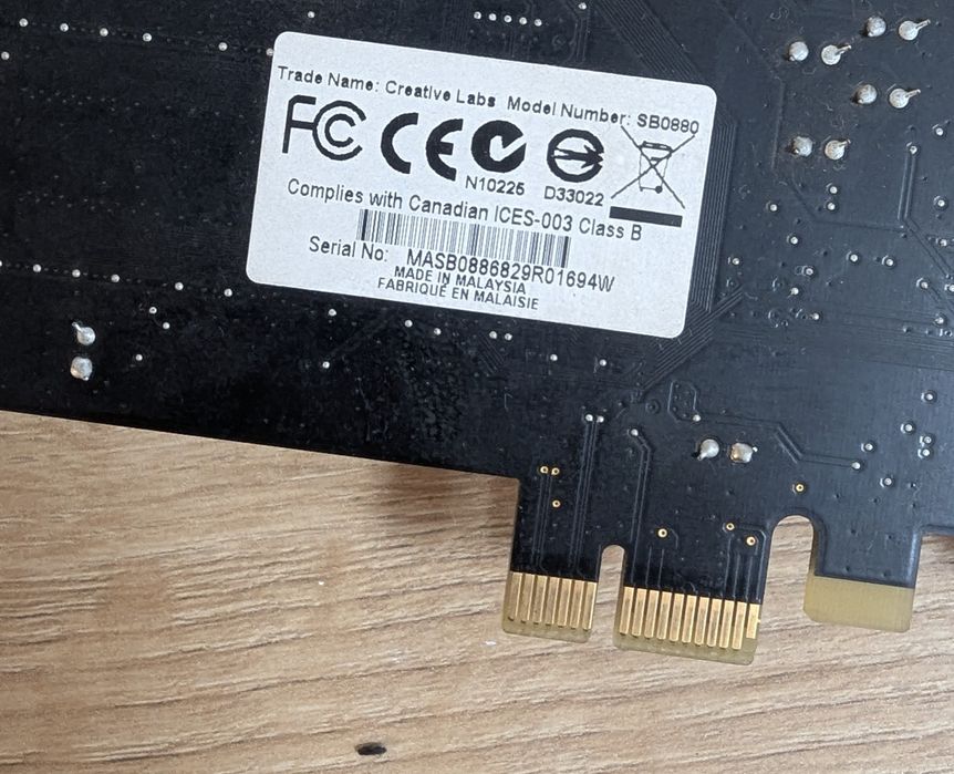 Placă de sunet SoundBlaster X-FI Titanium (SB0880) cu modulul frontal