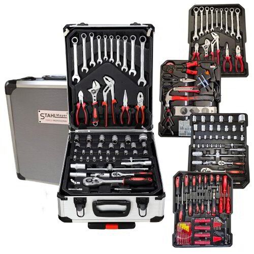 Немски куфар с инструменти 499 части StahlMayer