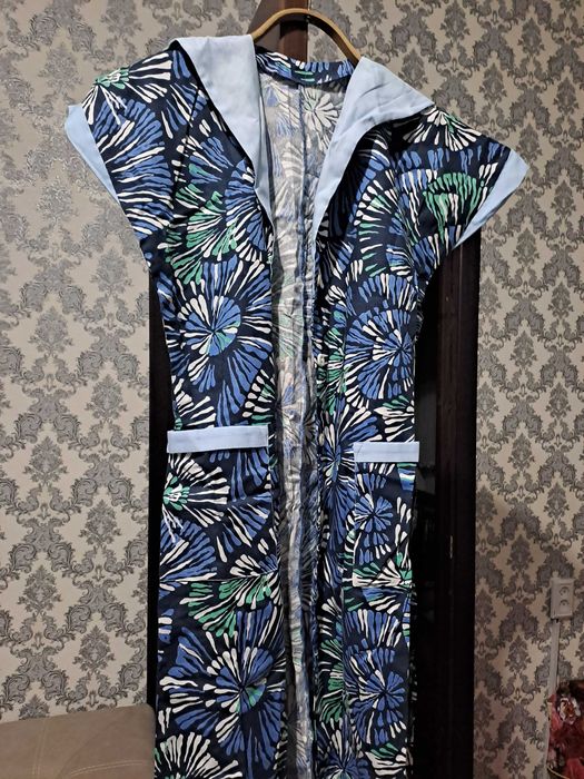 Новый фабричный халат 46 размер.чистое х/б