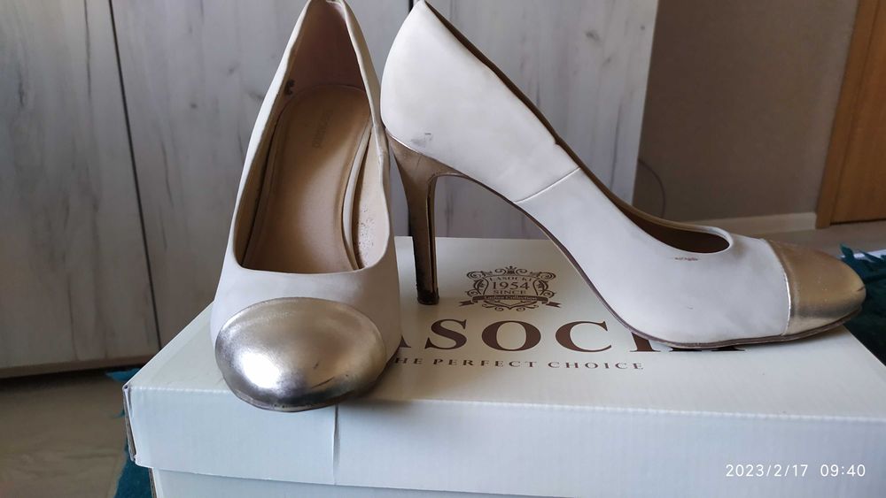 Дамски обувки тънък ток