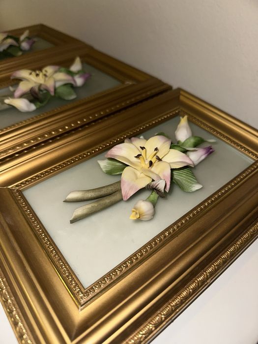 Картины цветочные объемные