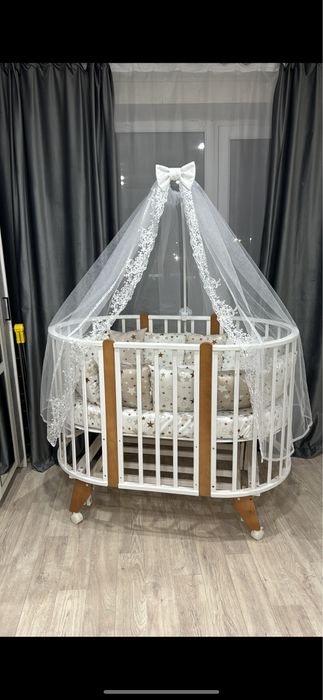 Продам детскую кроватку маятник