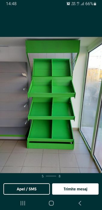 Rafturi metalice si mobilier comercial